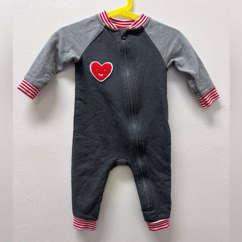 Cat & Jack Valentine Zip Romper